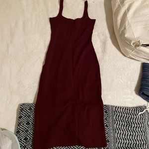 Bodycon Maroon dress